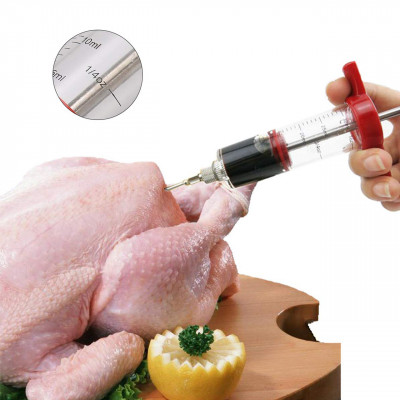 Кухонный шприц для маринования мяса и птицы, инжектор для соусов