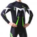 Вело костюм для мужчин X-Тiger XM-CT-013 кофта с длинным рукавом штаны Green S