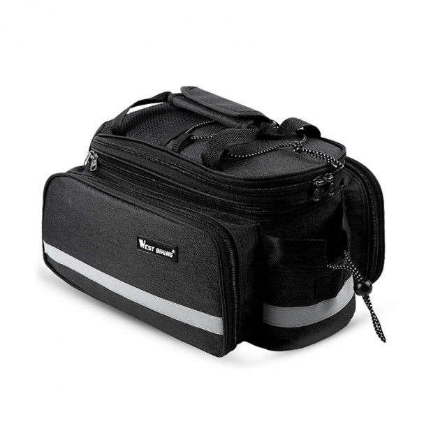 Сумка велосипедная на багажник West Biking 0707209 Black