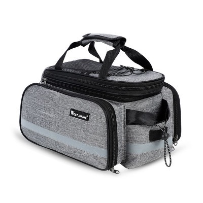 Сумка велосипедная на багажник West Biking 0707209 Gray