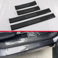 Защитная накладка на порог багажника для автомобиля BYD Atto 3 2022+ Yuan Plus из углеродного волокна
