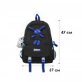 Рюкзак подростковый 608833 Hellonana с брелком Black
