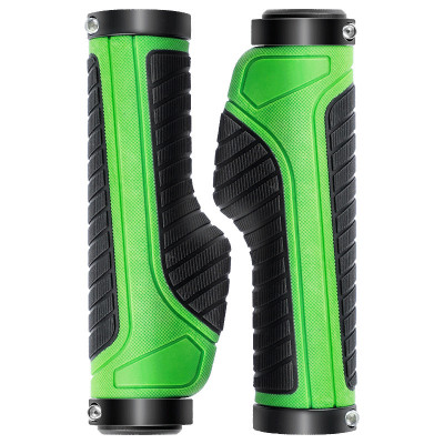 Анатомические Грипсы / Велосипедные ручки West Biking 0804021 Green