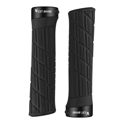 Грипсы велосипедные West Biking YP0804063 с двумя замками ручки на руль Black