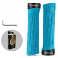 Грипсы велосипедные West Biking YP0804063 с двумя замками ручки на руль Blue