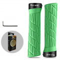 Грипсы велосипедные West Biking YP0804063 с двумя замками ручки на руль Green