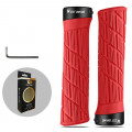 Грипсы велосипедные West Biking YP0804063 с двумя замками ручки на руль Red