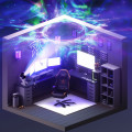 Проектор Black Hole Galaxy Projector с таймером и оборотом на 360° градусов беспроводной