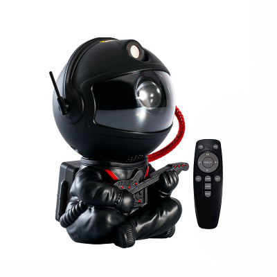 Проектор ночник Астронавт с гитарой HR-F2 звездное небо 7 режимов ДУ Black
