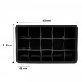 Силиконовая форма для льда CUMENSS AI-807 Cube 15 Black