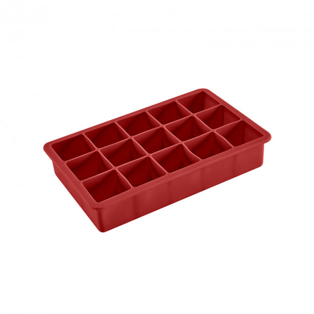 Силиконовая форма для льда CUMENSS AI-807 Cube 15 Red