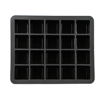 Силиконовая форма для льда CUMENSS AI-820 Cube 20 Black