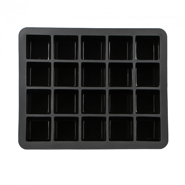 Силиконовая форма для льда CUMENSS AI-820 Cube 20 Black