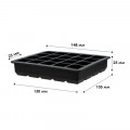 Силиконовая форма для льда CUMENSS AI-820 Cube 20 Black