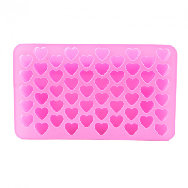 Силиконовая форма для льда CUMENSS Сердце Pink