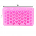Силиконовая форма для льда CUMENSS Сердце Pink