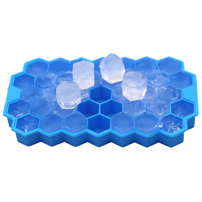 Силиконовая форма для льда CUMENSS Соты Blue