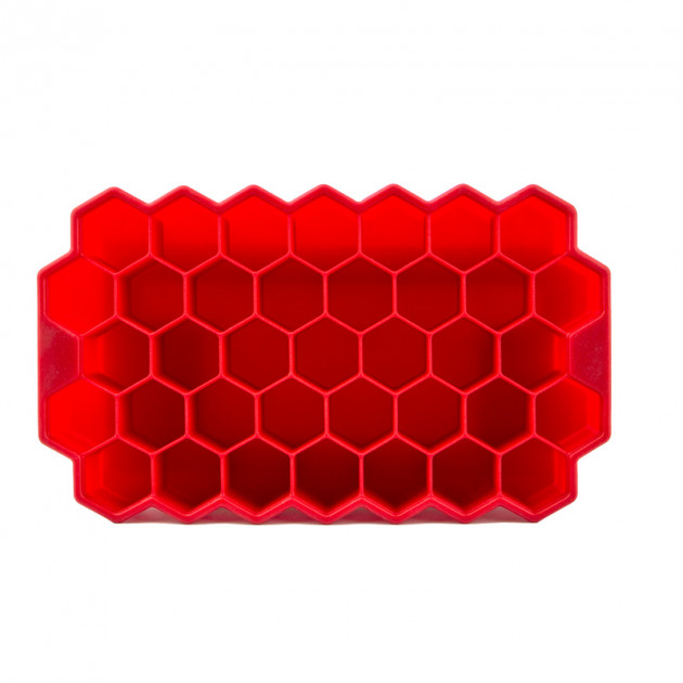 Силиконовая форма для льда CUMENSS Соты Red