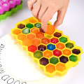 Силиконовая форма для льда CUMENSS Соты Yellow
