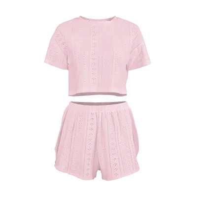 Женский комплект для дома и сна SM24107A футболка и шорты женская пижама Pink M