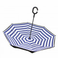 Зонт наоборот Up-Brella Сине-белые полосы