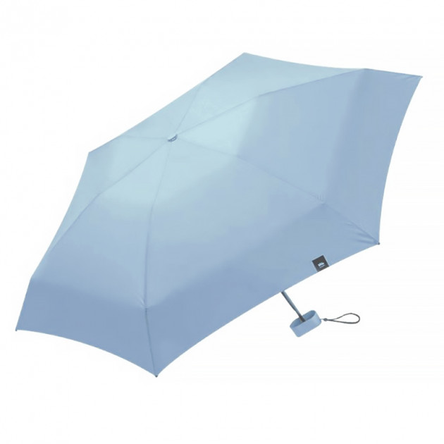 Мини-зонт 191T карманный с чехлом капсулой Blue