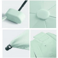 Мини-зонт 191T карманный с чехлом капсулой Turquoise