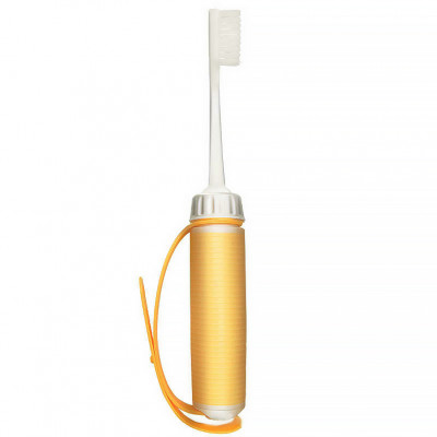 Зубная щетка для людей с тремором или артритом с фиксатором