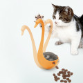 Игрушка кормушка DT-1223 Лебедь 8,5*8*17,5 см с инфракрасным светом Orange
