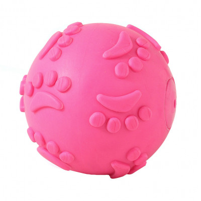 Игрушка Мяч DT1149 жевательный резиновый для Собак D:6,0 см Pink