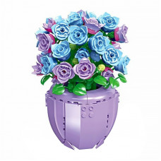 3D конструктор набор строительных блоков JIE-STAR 92360 Bell flower 372 детали пластиковый