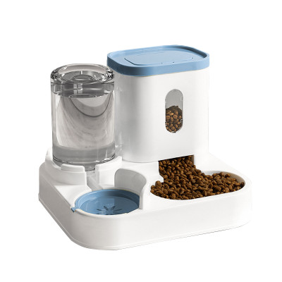 Автоматическая кормушка для кошек и собак DT2024 с поилкой Blue