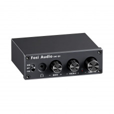 Конвертер звуку SPDIF/Coaxial на RCA/3.5 Fosi Audio DAC-Q4 black