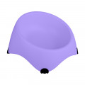 Миска для собак котов М120 пластиковая одинарная 300 мл Purple