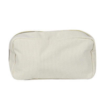 Женская косметичка ZUO 571 несесер органайзер дорожная бьюти кейс вельветовая Beige