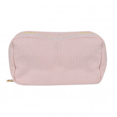Женская косметичка ZUO 571 несесер органайзер дорожная бьюти кейс вельветовая Pink
