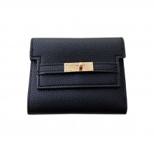 Женский кошелек EASTERN STAR C231-13 для купюр и карт на замке повседневный Black