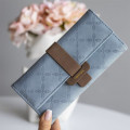 Женский кошелек Prettyzys PT18-989 клатч с пряжкой повседневный Blue