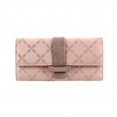 Женский кошелек Prettyzys PT18-989 клатч с пряжкой повседневный Pink