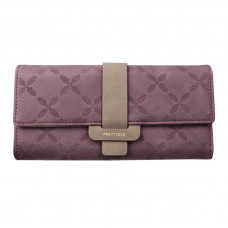 Женский кошелек Prettyzys PT18-989 клатч с пряжкой повседневный Red