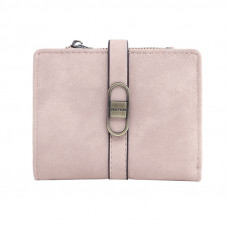 Женский кошелек Prettyzys PT23-2087 клатч с пряжкой повседневный складной  Pink
