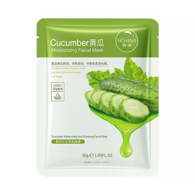 Маска для лица тканевая Hchana Moisturizing Facial Mask Cucumber