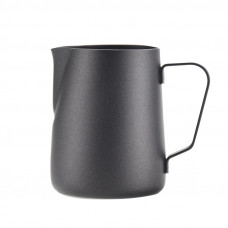 Питчер молочник для кофе Ecocoffeetools LH3560B с тефлоновым покрытием для взбивания молока с длинным носиком Black 600 мл
