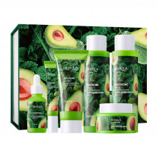 Набор по уходу за лицом Bioaqua Niacinome Avocado Elasticity Moisturizing 6 в 1