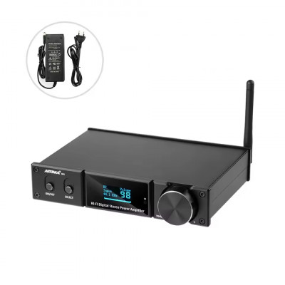 Підсилювач звуку AIYIMA D05 black + блок живлення 36V. Bluetooth 5.0, AUX, 120Wx2