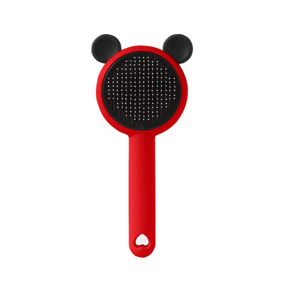 Расческа для шерсти животных DT-1152  Red + Black