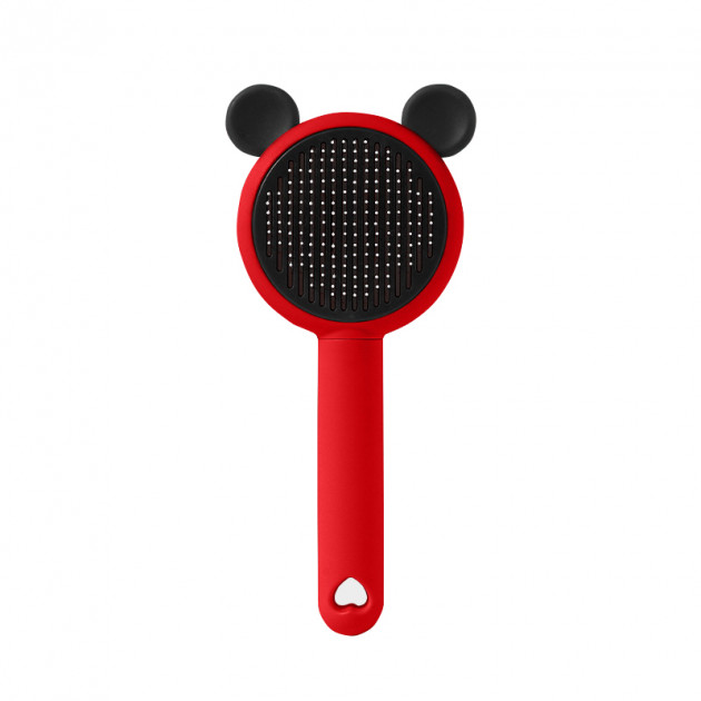 Расческа для шерсти животных DT-1152  Red + Black