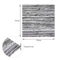 Декоративна 3D панель самоклейка 700х700х4мм Зебра дерево (081) SW-00000019