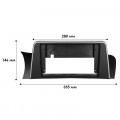 Переходная рамка BMW X3 F25 2010-2017 X4 F26 2014-2018 (7578) 9"