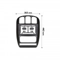 Переходная рамка Chrysler Grand Voyager 2001-2007 Caravan 4 2000-2007 (5314) 10.1"